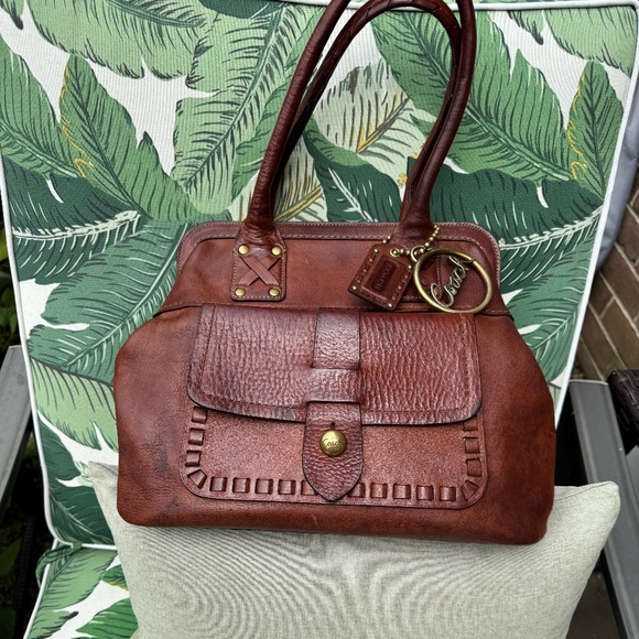 Coach Vintage 65th Bleeker Legacy Thompson Bag Vachetta Leather RARE 11373 - Picture 5 of 16